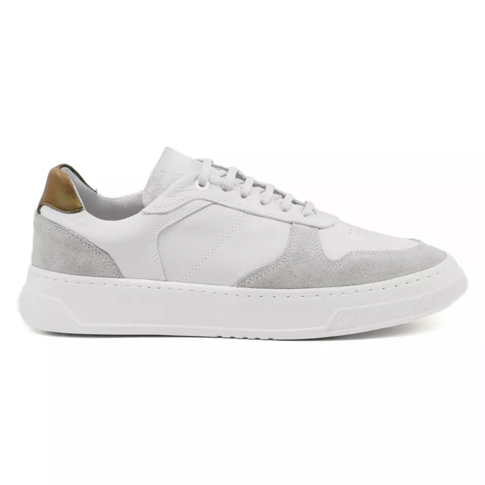 30011Fly Branco Camurça Areia Comfort Castor Rio g... - Private Label