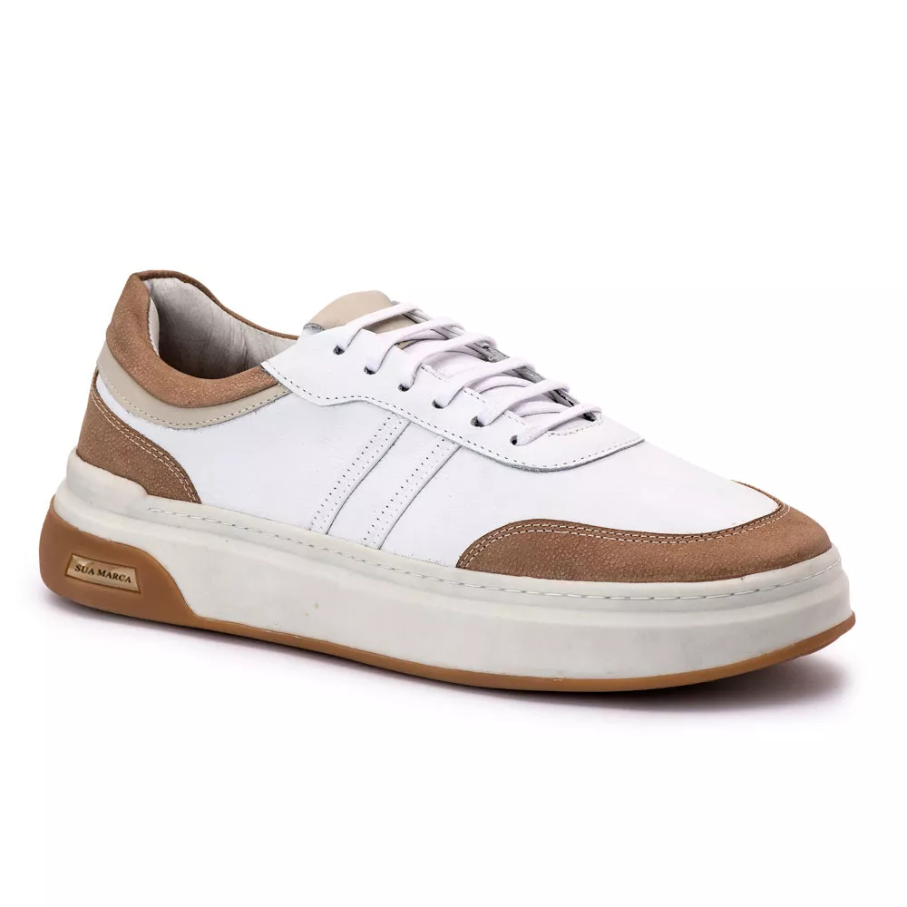 30503 FLY BRANCO SELARIA TAUPE COMFORT OFF WHITE S... - Private Label