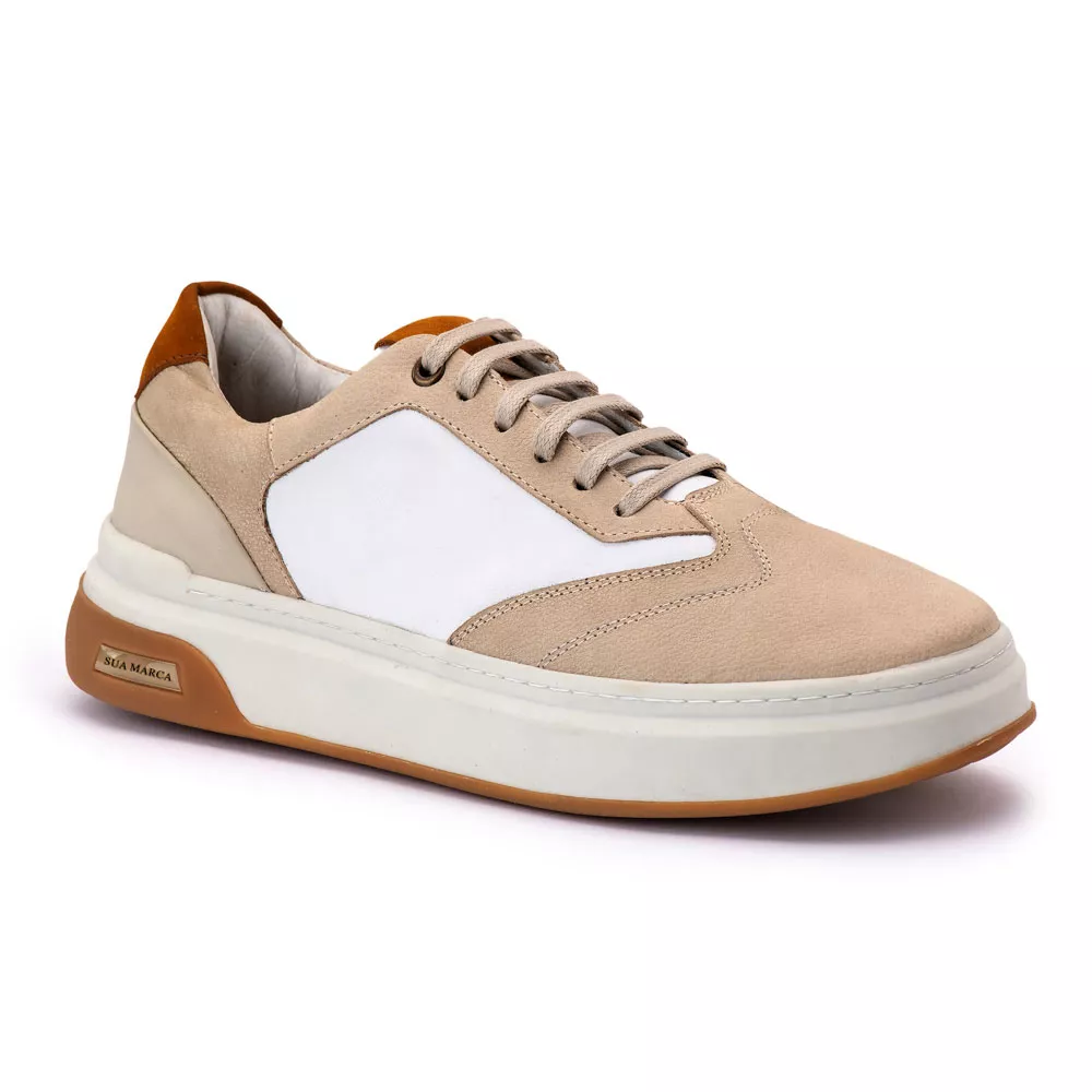 30504 FLY BRANCO SELARIA TAUPE COMFORT OFF WHITE N... - Private Label
