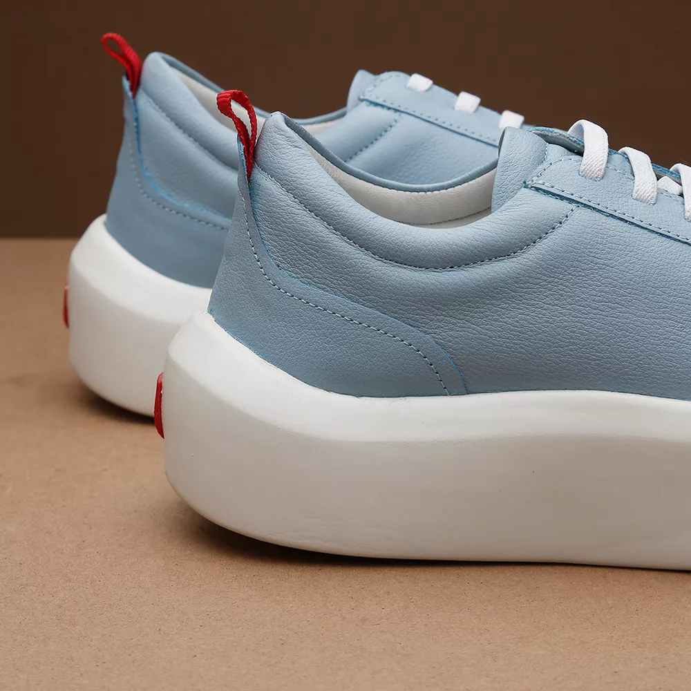 Sneaker Masculino Couro Legítimo Fly Azul Hong Kong - 22000 | Mr