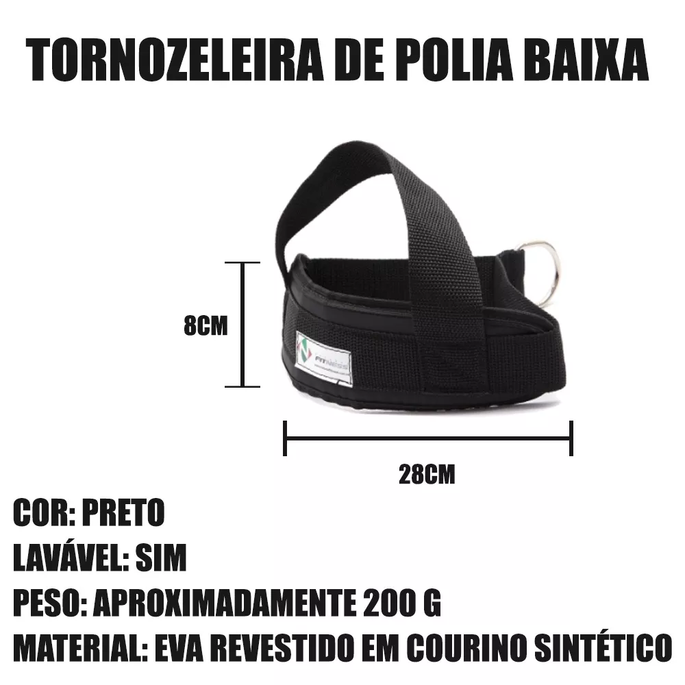 Tornozeleira de Polia de Baixa (Unidade)
