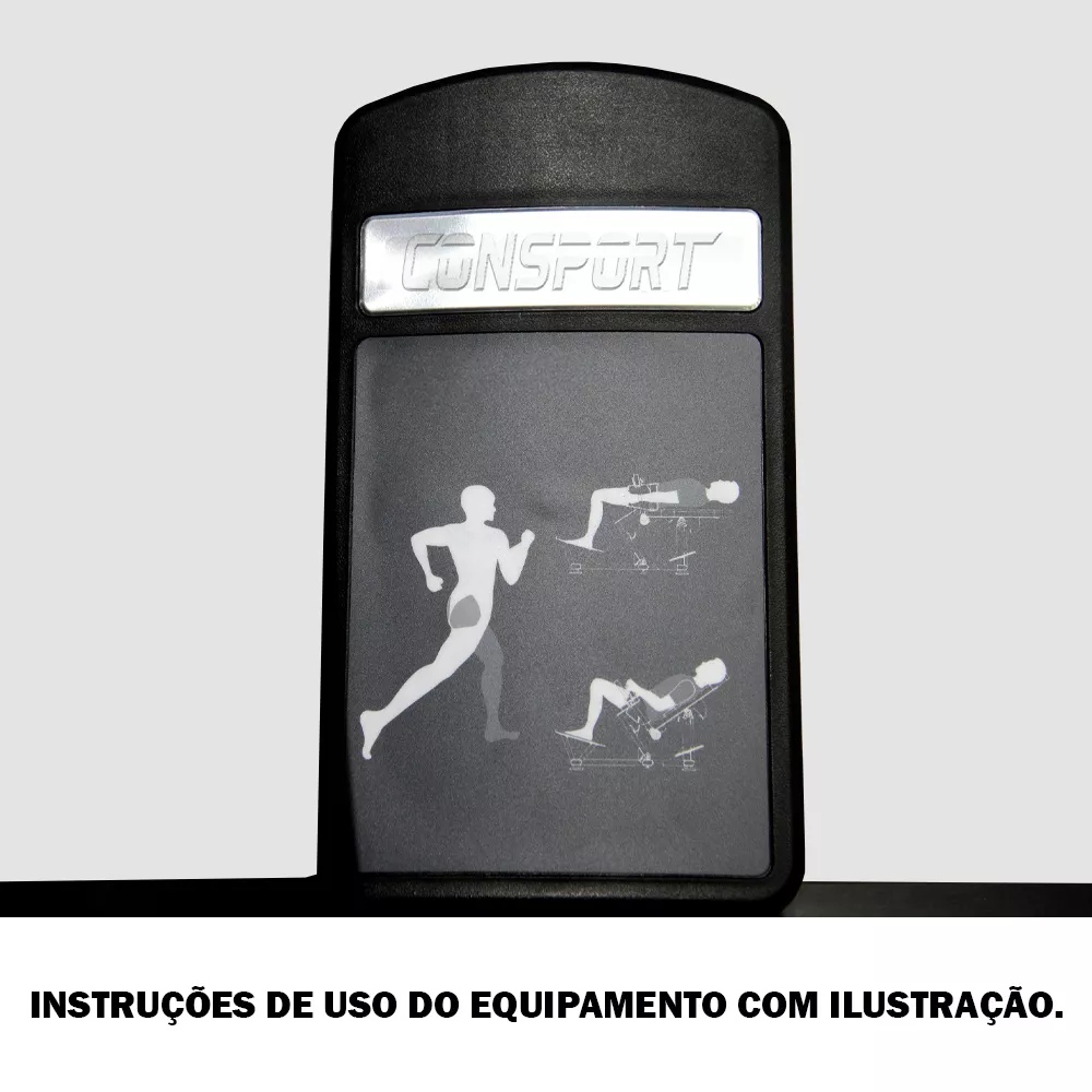 Máquina para Academia Puxada Alta Cruzada de Musculação Profissional - Consport - Linha CS-T
