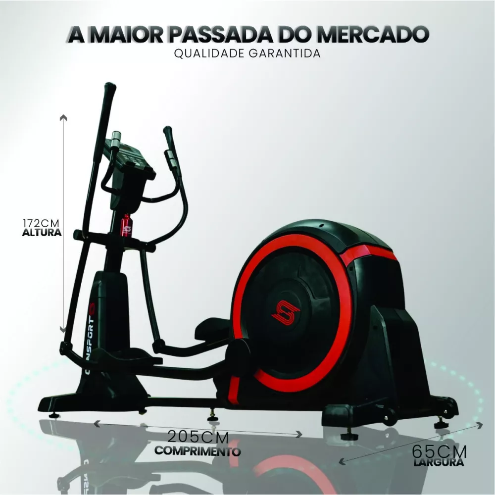 Elíptico Profissional E-3000 - Consport