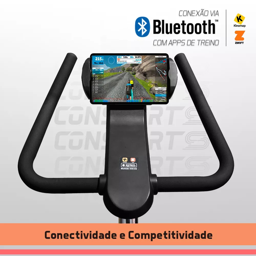 Bicicleta Spinning S-350 Smart – Consport | Treino Personalizado, Queima de Calorias e Fitness