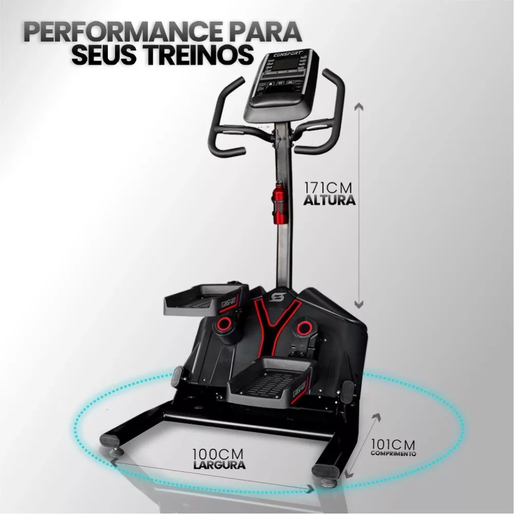 Elíptico Horizontal Simulador Lateral