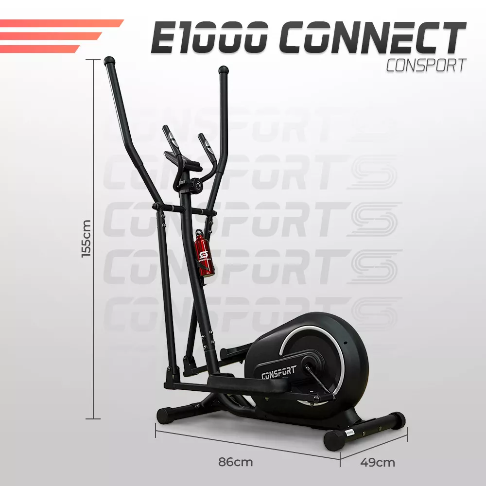 Elíptico E-1000 Preto - Consport