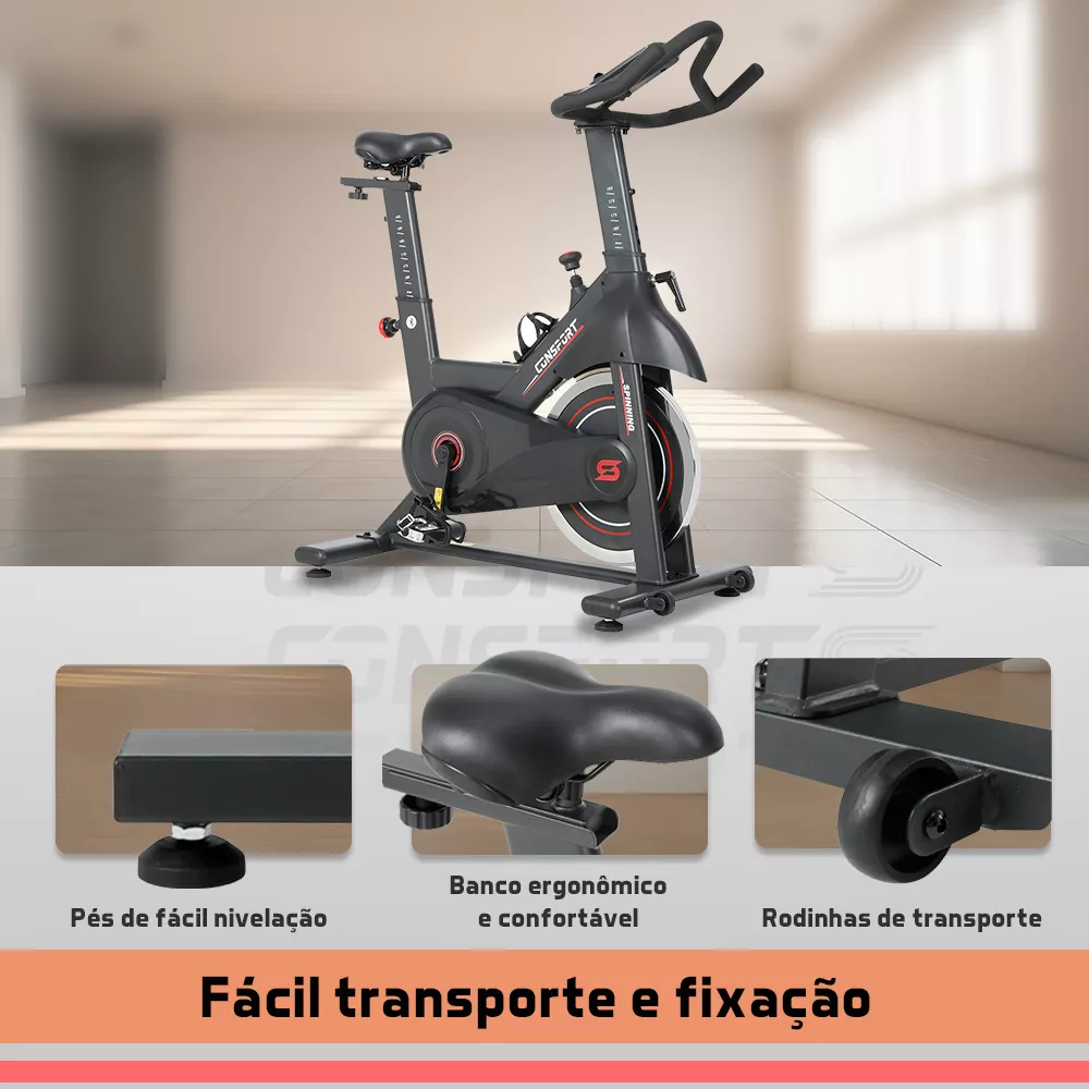 Bicicleta Spinning S-320 Connect - Consport | NATURAL FITNESS
