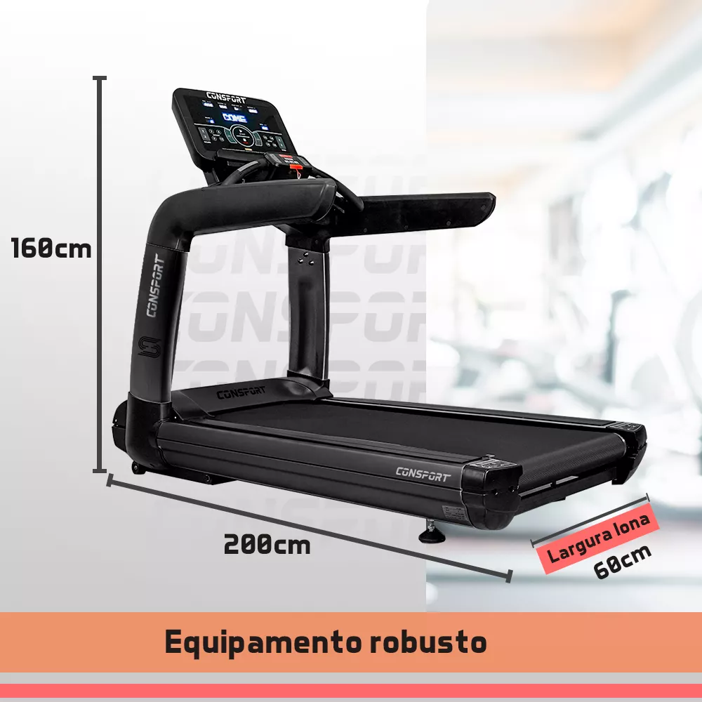 Esteira Elétrica Profissional CS-350 - Consport