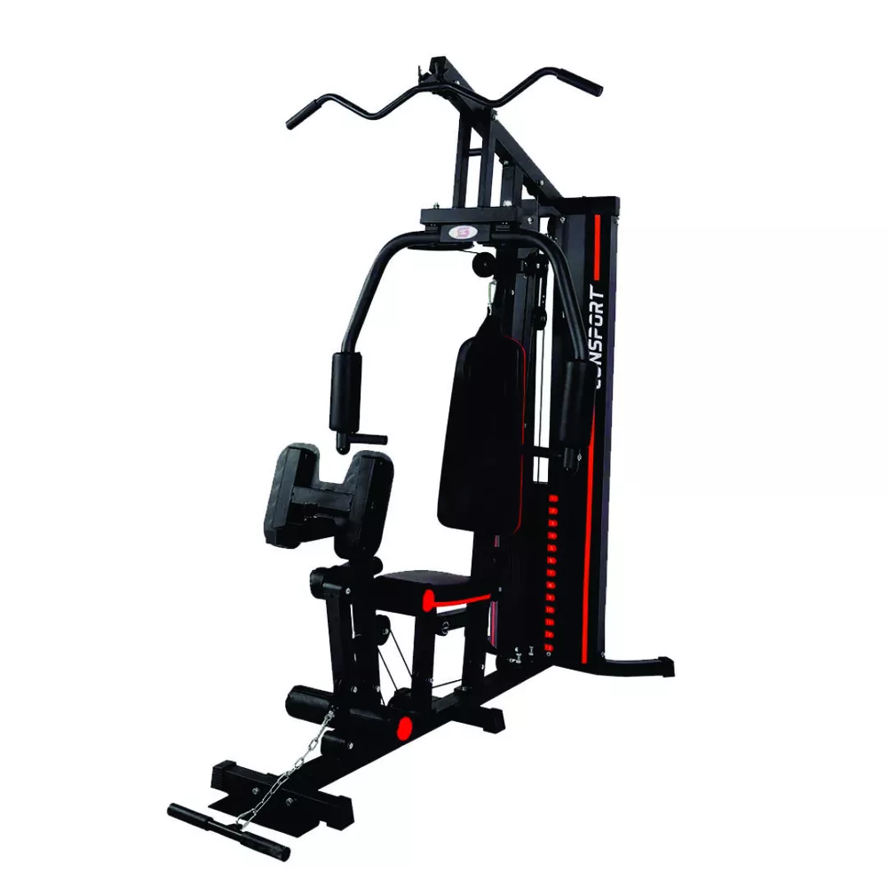 BLACK FRIDAY Estação de Musculação Fit Consport – Multifuncional com Torre de Peso de 80kg para Casa e Studio