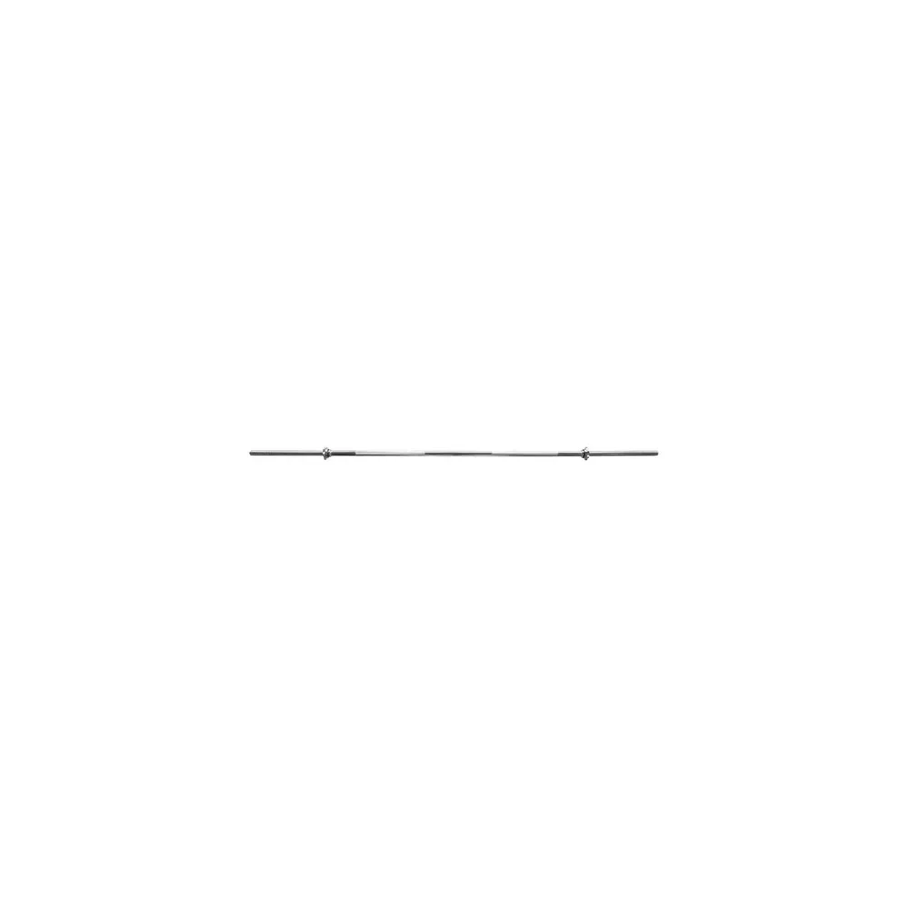 Barra de Musculação Reta Com Rosca Maciça Recartilhada 180 cm - Consport 