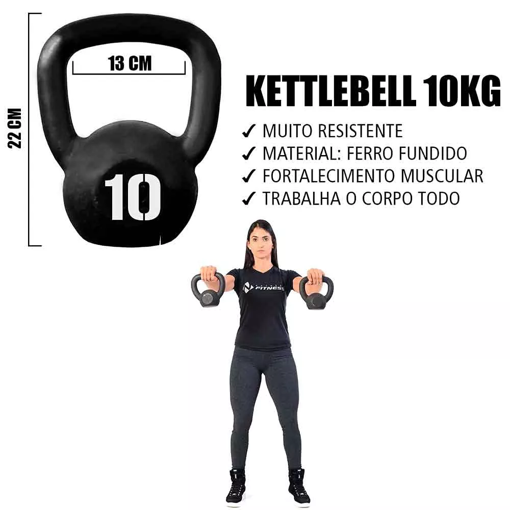 Kettlebell Pintado - 10kg