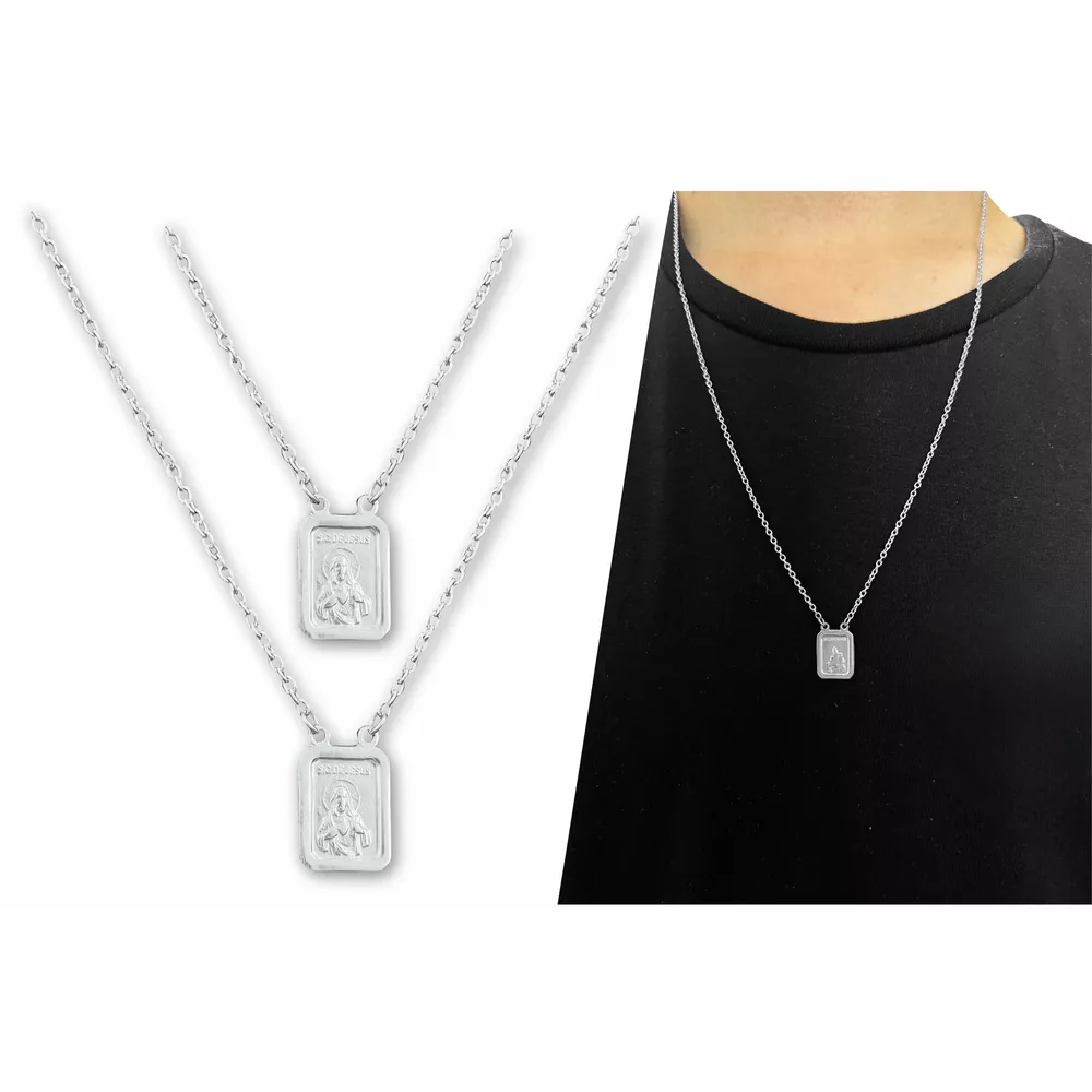 Escapulário Aço Inox