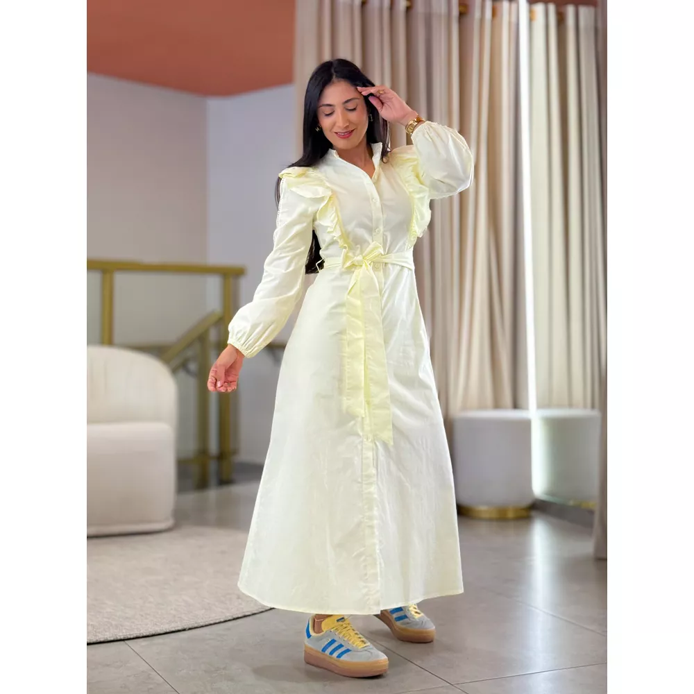 Vestido Paola Amarelo