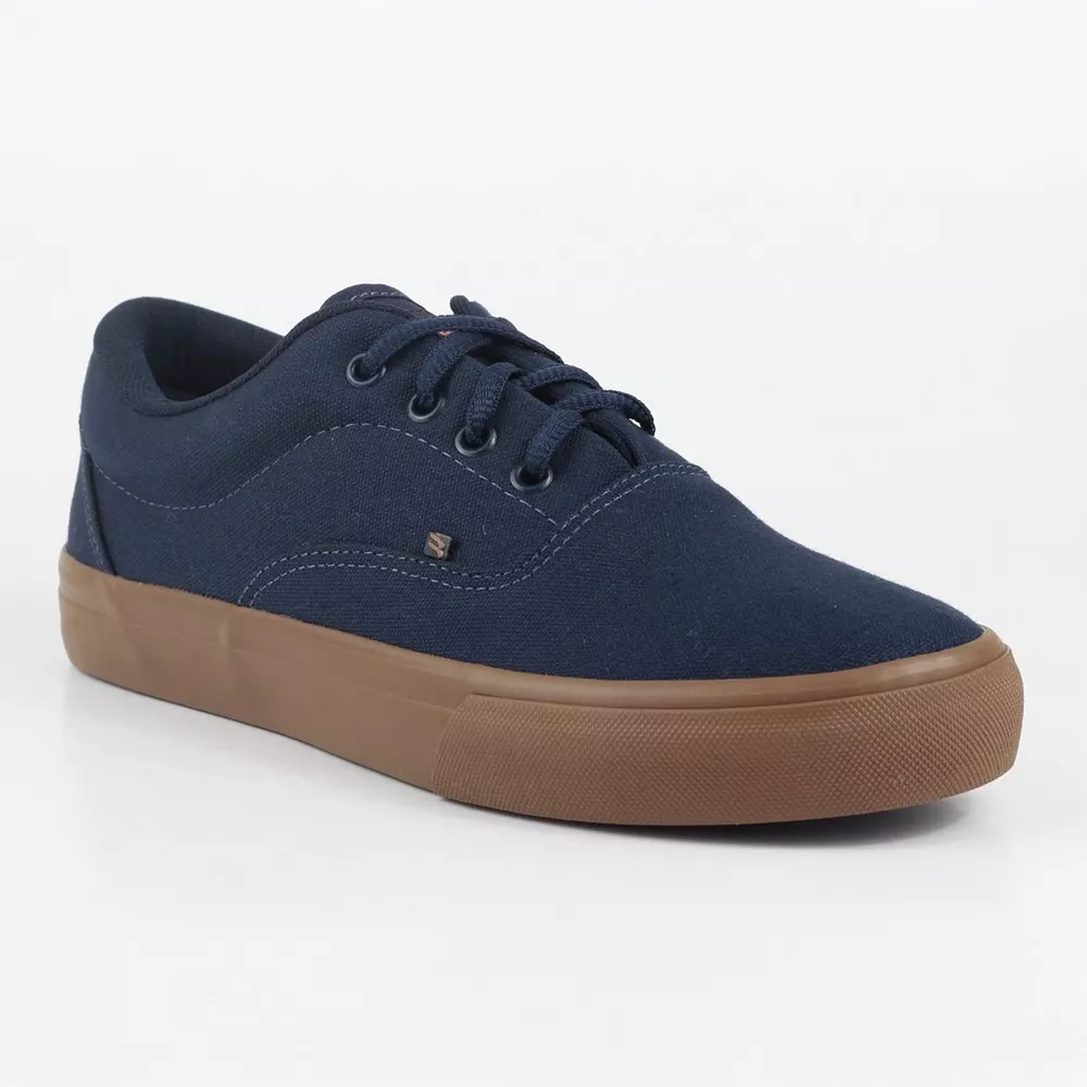 Tênis Randall Lona Básico Leeds - Azul Marinho-Crepe | Randall