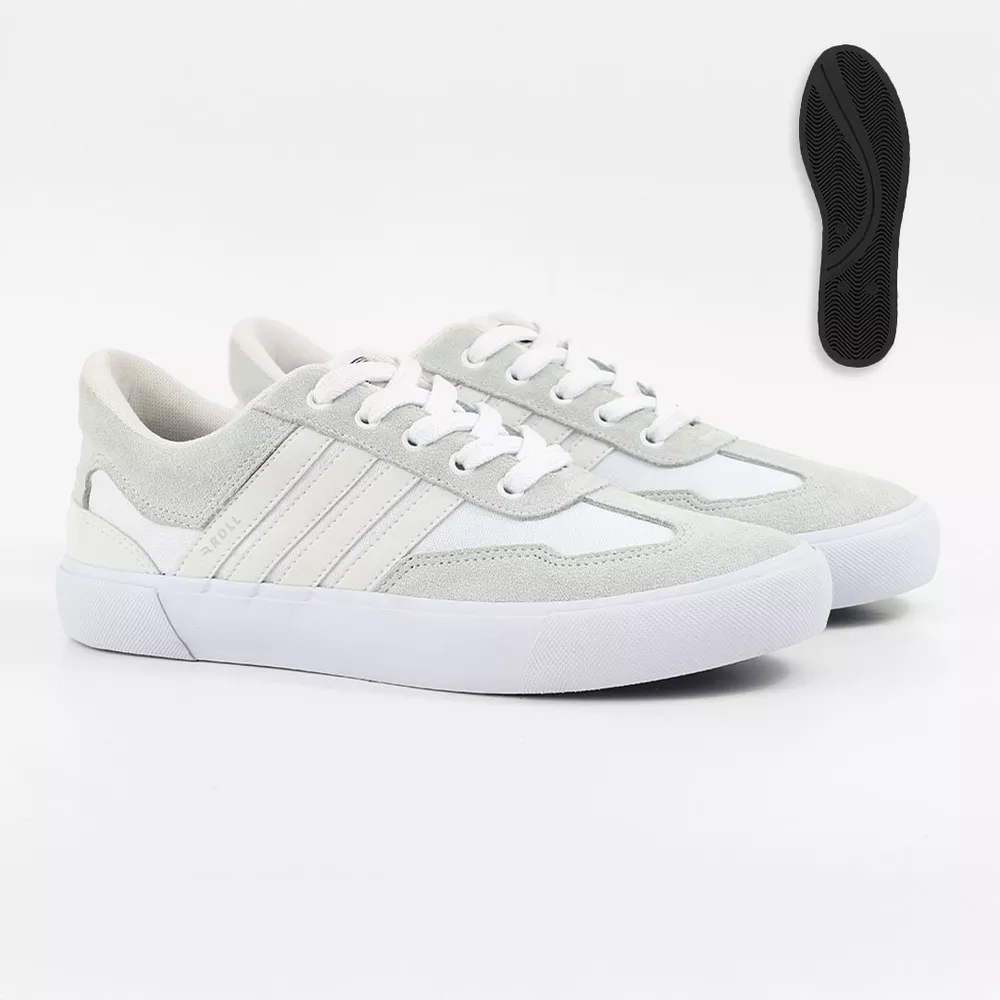 Tênis Randall Lona Camurça Street Roots - Branco | Randall