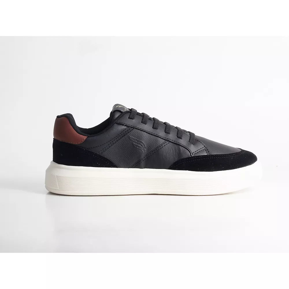 リランラン Tênis Randall Lona Leeds Mid - Preto Crepe | Randall