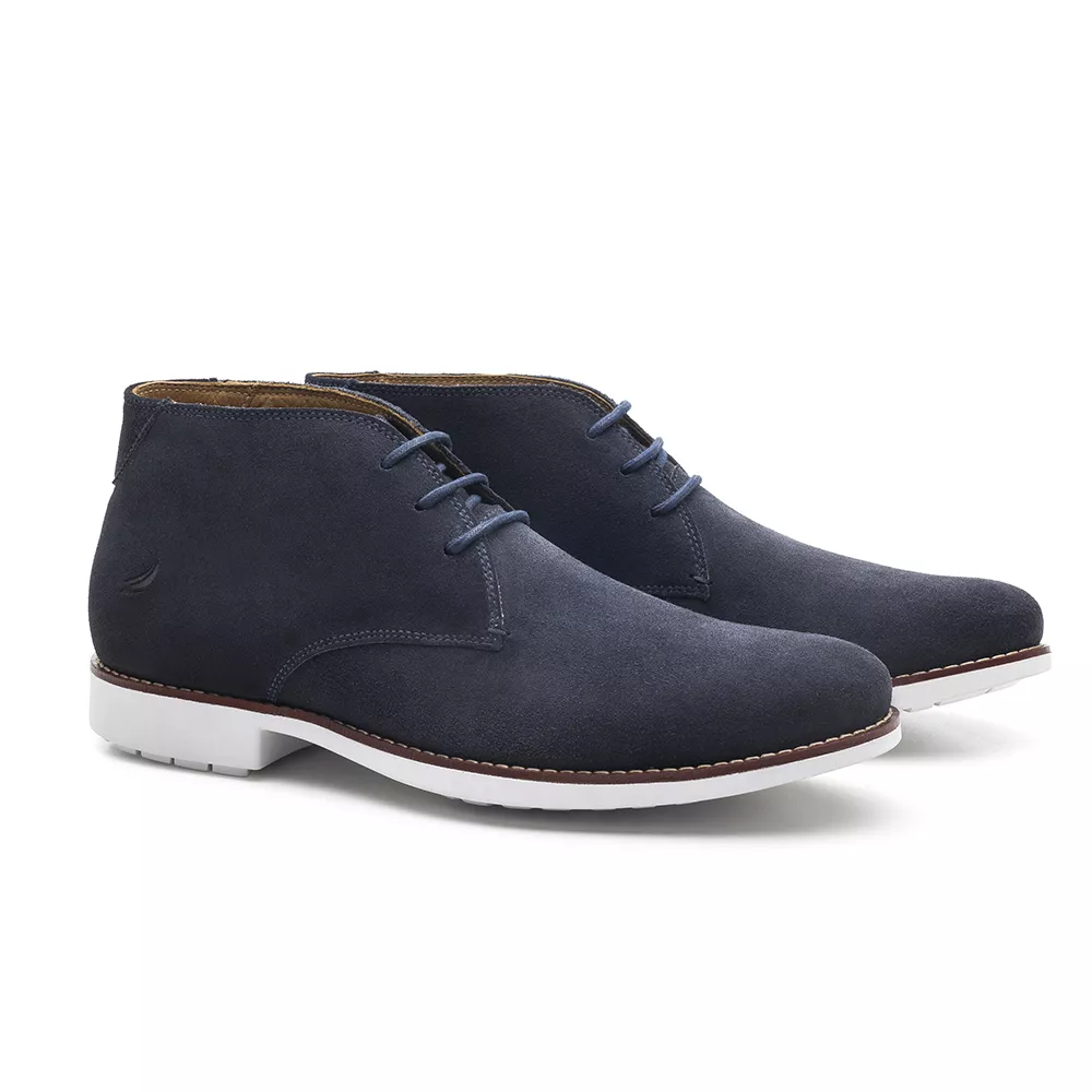 Chukka Boot Masculina Azul Cove