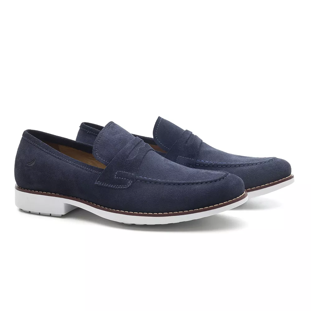 Sapato Masculino Loafer Azul Carmel