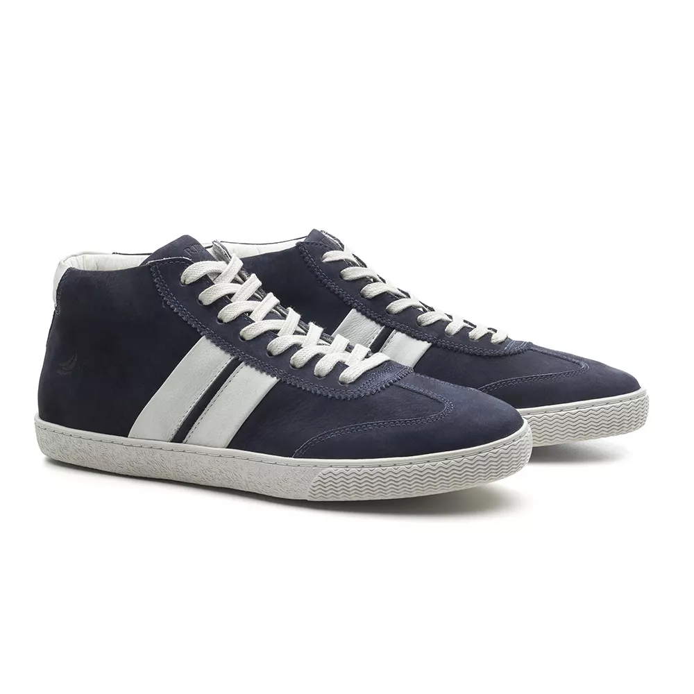 Tênis Masculino Cano Alto Azul Brighton