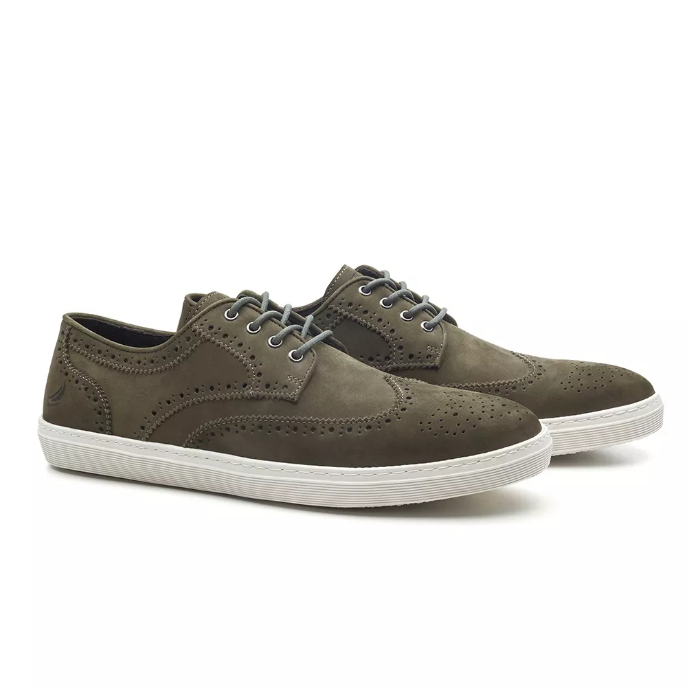 Sapato Masculino Brogue Oliva Kidden