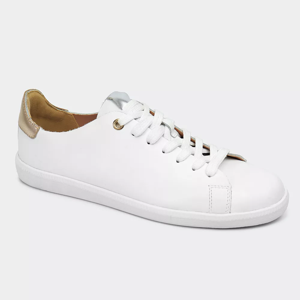 Tênis Basic Branco Metalizado Santa Moça - SANTA MOCA