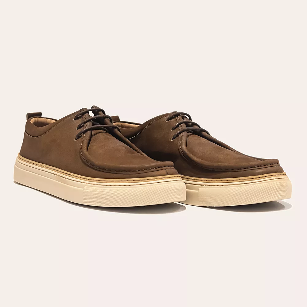 Casual Derby Wallabee Conhaque - Sapataria Cometa