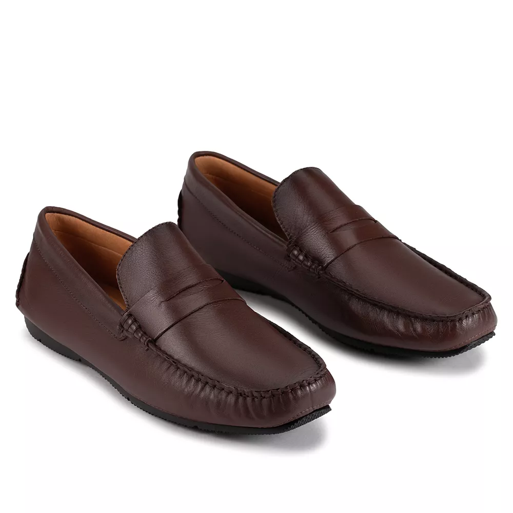 Sapato Social Penny Loafer Tostado | Sapataria Cometa
