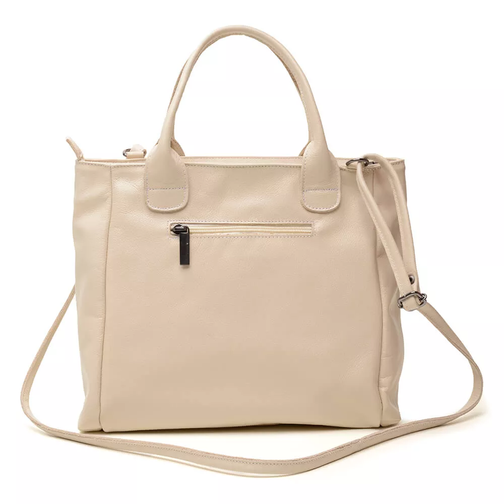 Bolsa RetrÔ - LAJEADO - Off White e Preto