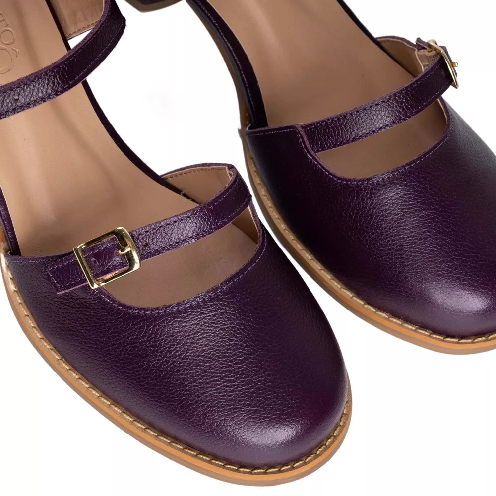 Sapato Boneca - ESSENCIAL - Ameixa - 2075.4