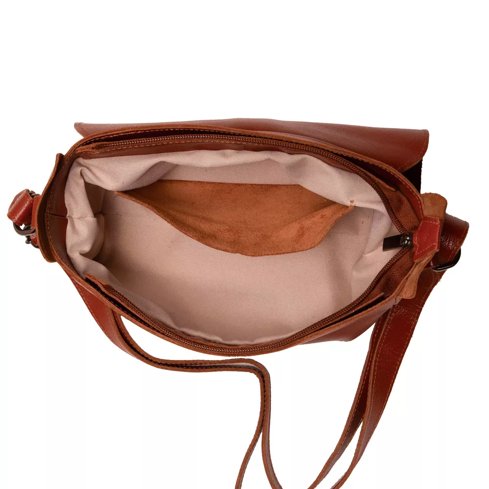 Bolsa RetrÔ - Chocolate e Off Wthite - SORRISO