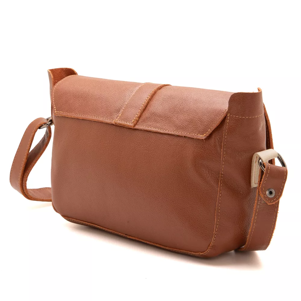 Bolsa RetrÔ - Chocolate e Off Wthite - SORRISO