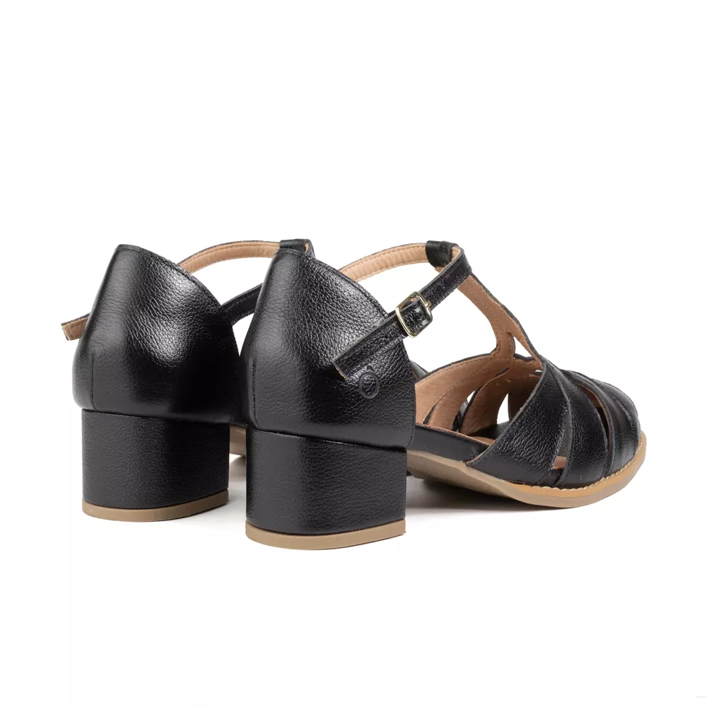 Sapato Feminino Boneca BROMÉLIA - Preto - 601.54