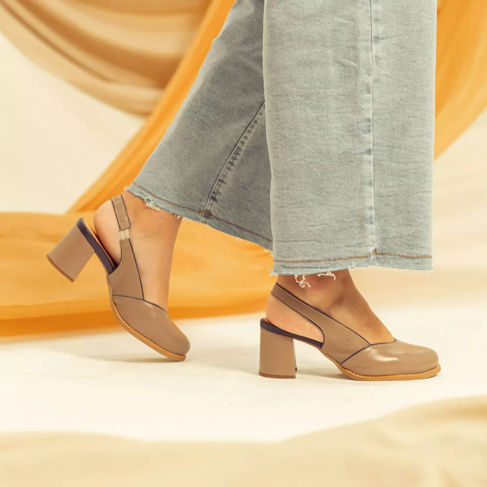 趣味 Boon Vintage Vol.1 & EXTRA1.2.4+7 Sapato Boneca Fendi e Azul com Salto Conforto | Sapato Retrô