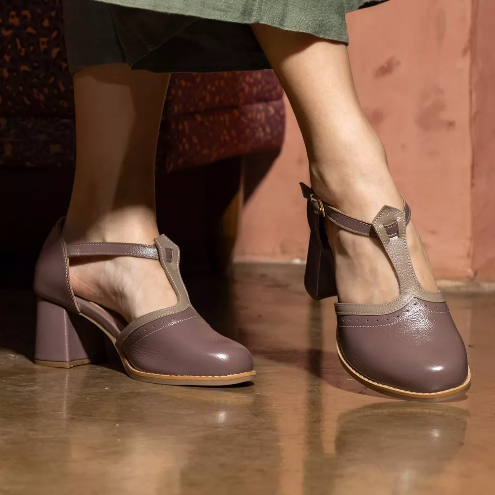 Sapato Boneca RetrÔ - Mousse e Fendi - CAMINHO | Sapato Retro
