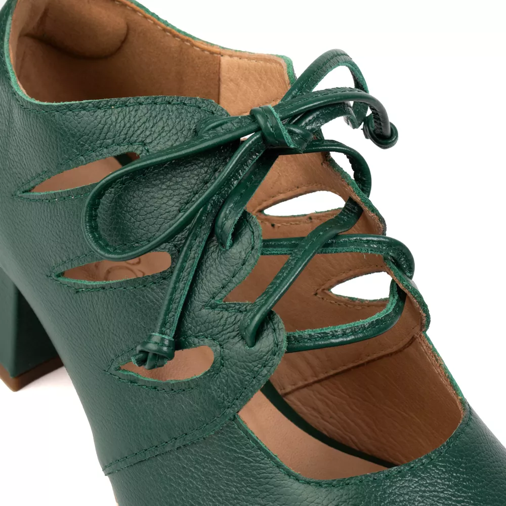 Sapato Boneca - Verde Folha - ROMA
