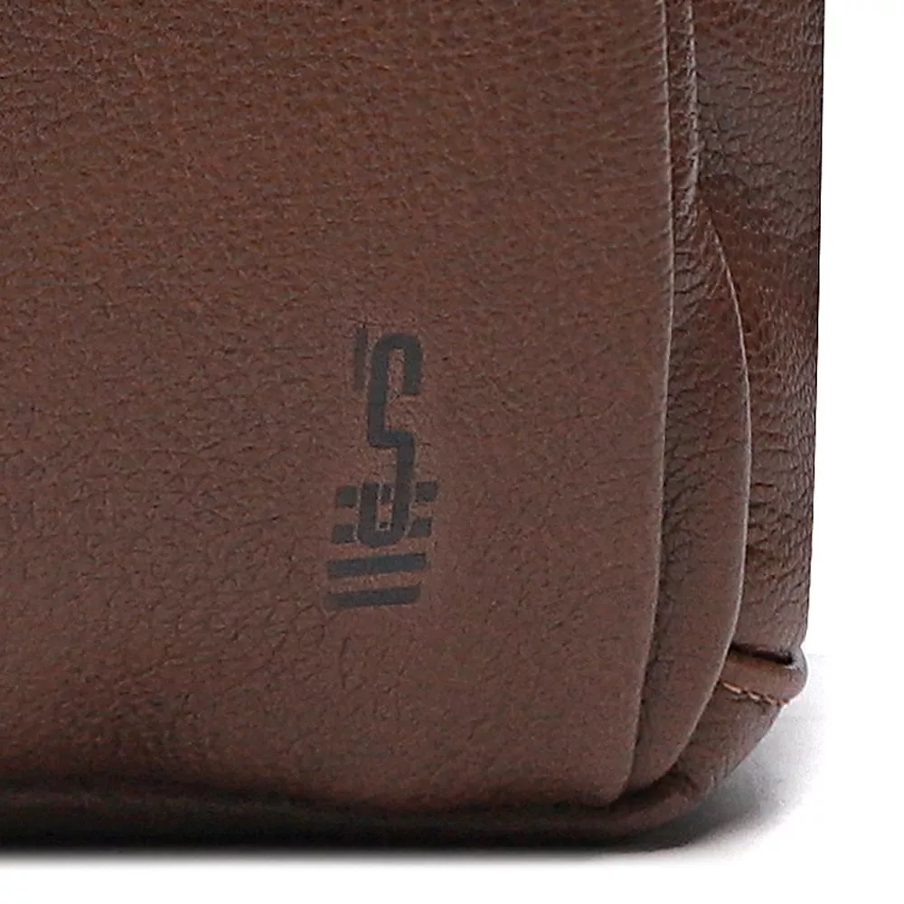 MOCHILA PORTA NOTEBOOK MASCULINA EM COURO MARROM | SERGIO`S