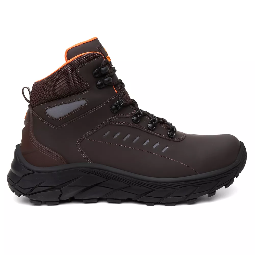 Bota Tracker Couro Legitimo Refletivos Laterais | ... - Shelga Boots
