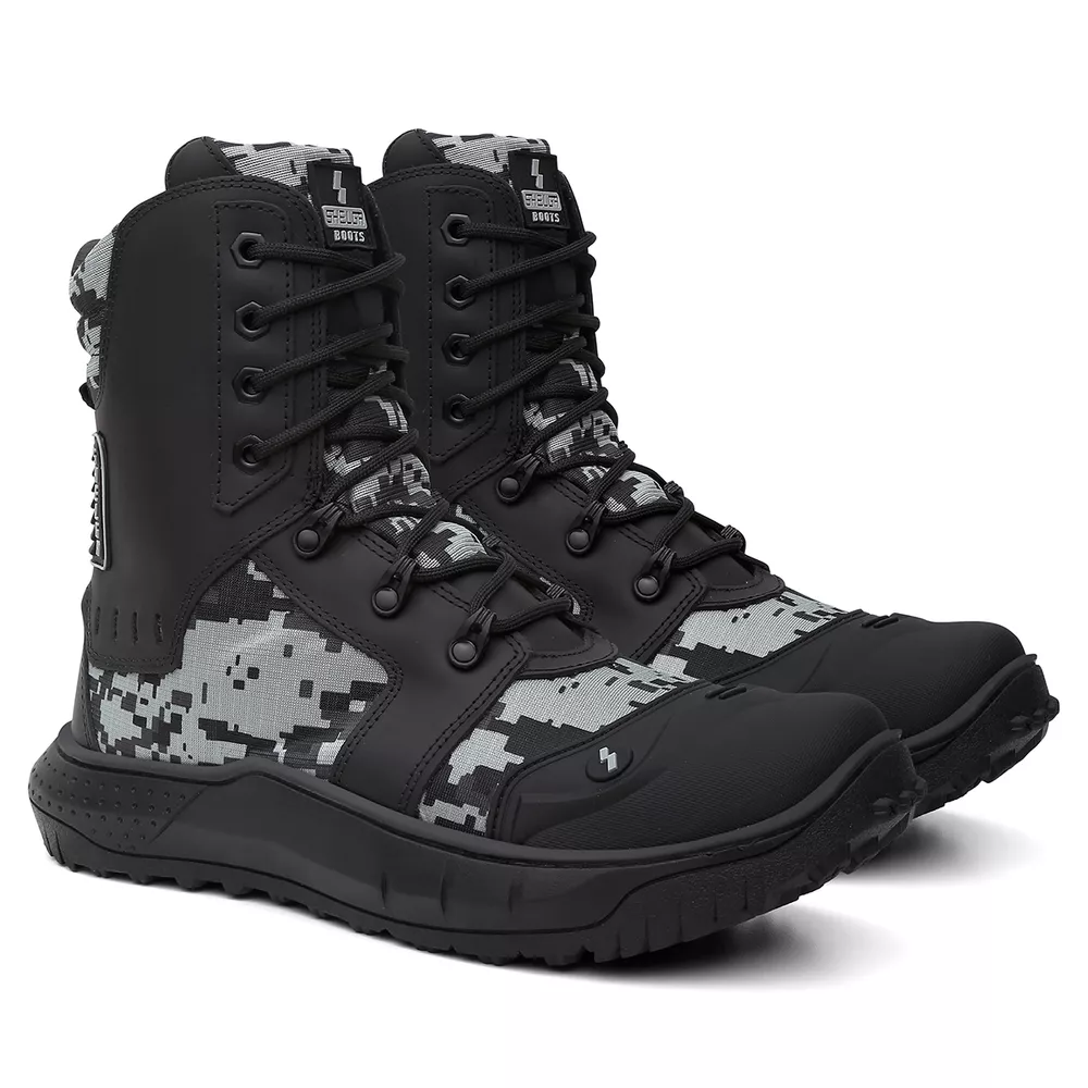 Bota Militar Tática Rota Couro Premium Biqueira PVC Alta Resistencia ...