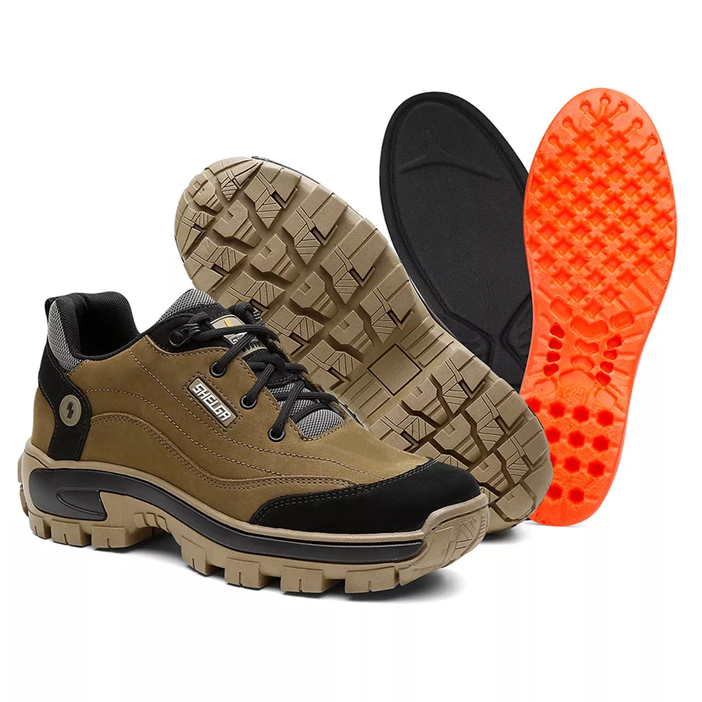 kit Tênis Desert + Chinelo Basic Unissex | Creme - CA 52082