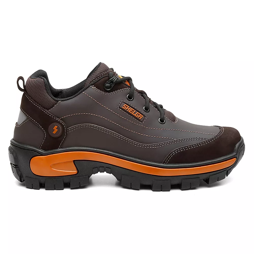 Tênis Desert Cano Baixo Biqueira PVC | Café - CA 5... - Shelga Boots
