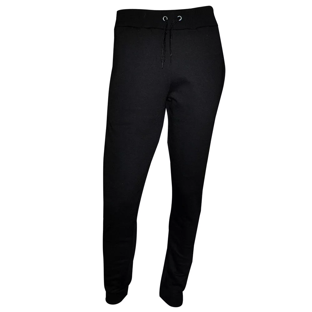 Calça Moletom Masculina Lisa Preta