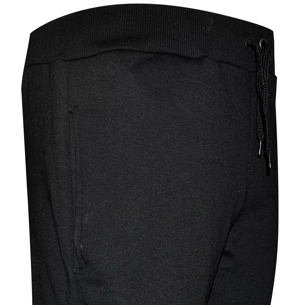 Calça Moletom Masculina Lisa Preta