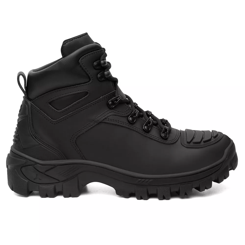 Bota Militar Tática Couro Nobre Bico PVC Protetor ... - Shelga Boots