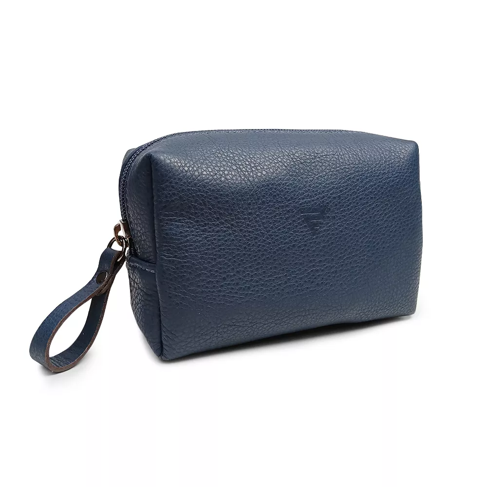 ☆ ☆小物入れ☆LEGACY BONBONNIERE Mini Nécessaire Unissex Couro Para Viagens Ronco Ferraro Azul