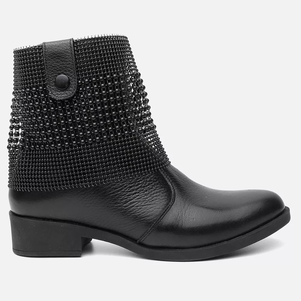Bota Feminina Camila 2 em 1 Preta ... - USE VITTAL