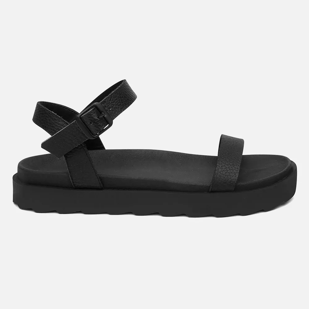 Sandália Feminina Preto Papete Aju... - USE VITTAL