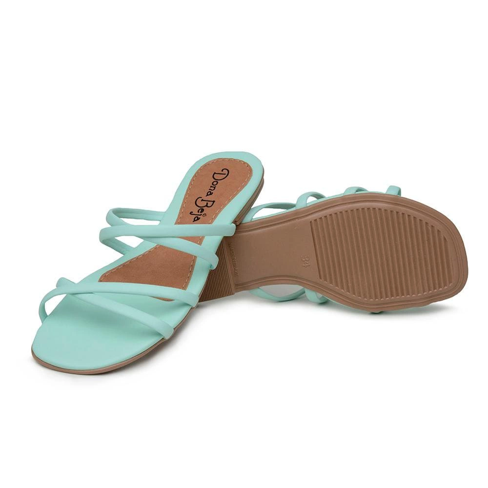 Rasteirinha Feminina Sandália Confort Verão Azul Bebê 1014 | GuGi Calçados  e Acessórios