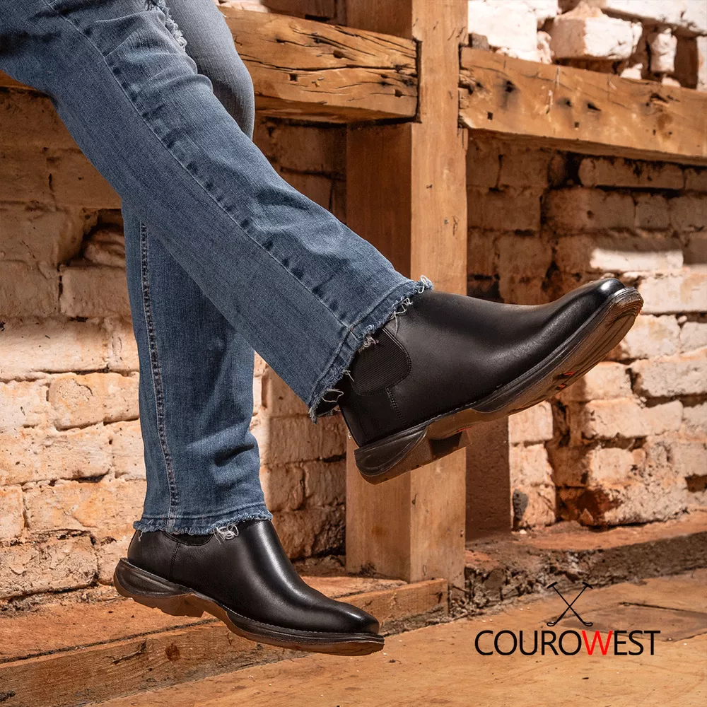 Bota Work Jump Comfort Couro Fóssil Tabaco | COUROWEST