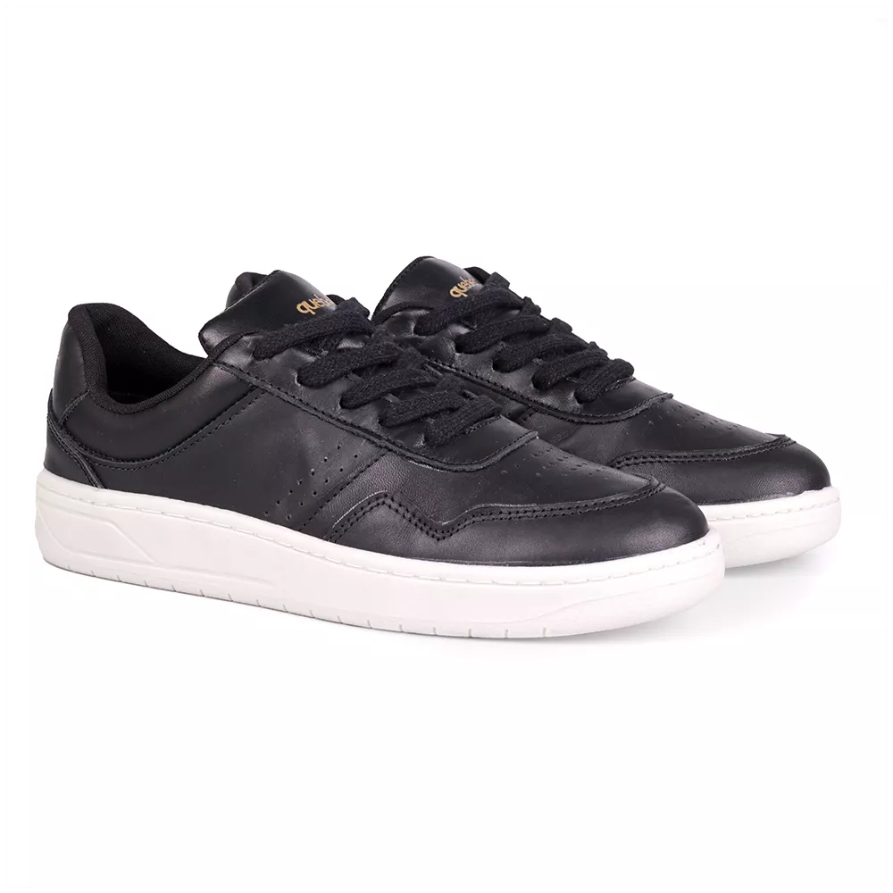 Tênis Casual Feminino Charlote Preto - Quebec