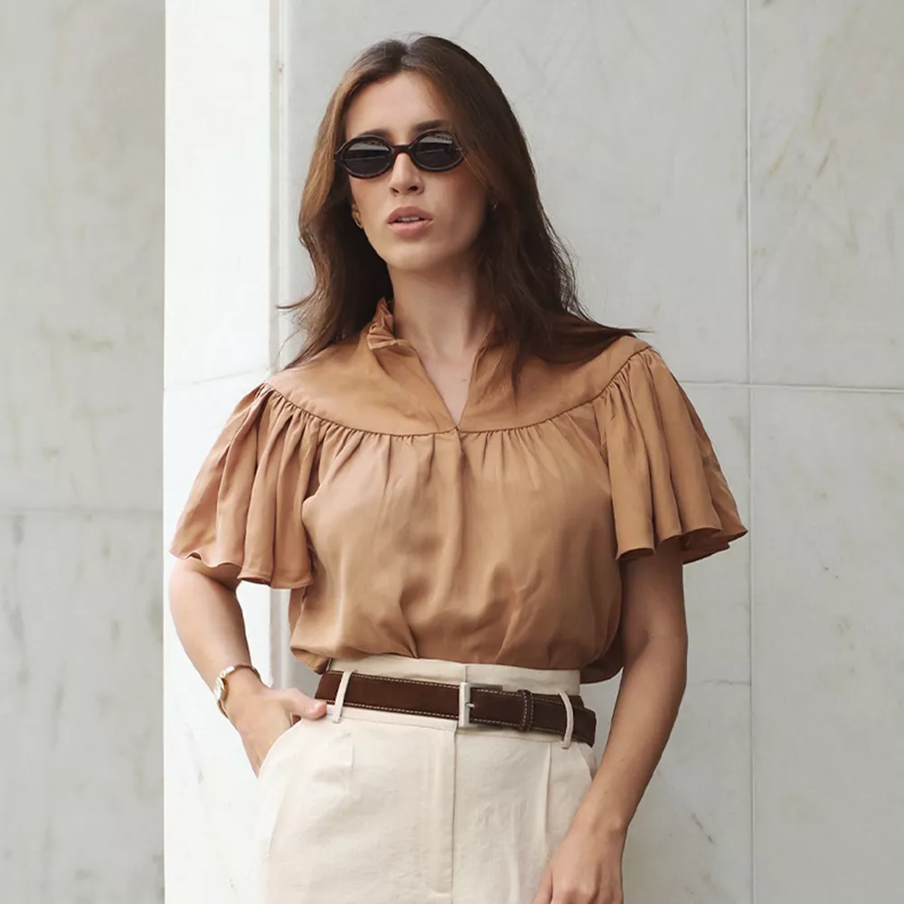 Blusa Manu - Camelo - MATIBRAND